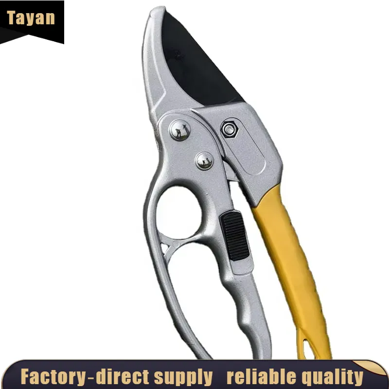 Pruning Shears - EE1 สำหรับกรรไกรตัดกิ่งแบบมีด้ามจับ SK5 ที่ขายดี ผลิตจากเหล็กคาร์บอนสูง ขอบเรียบ