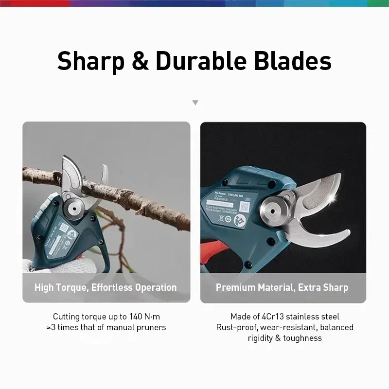 Pruning Shears - กรรไกรตัดกิ่งไฟฟ้าไร้สาย BOSCH Pro Pruner 12V แบบชาร์จไฟได้