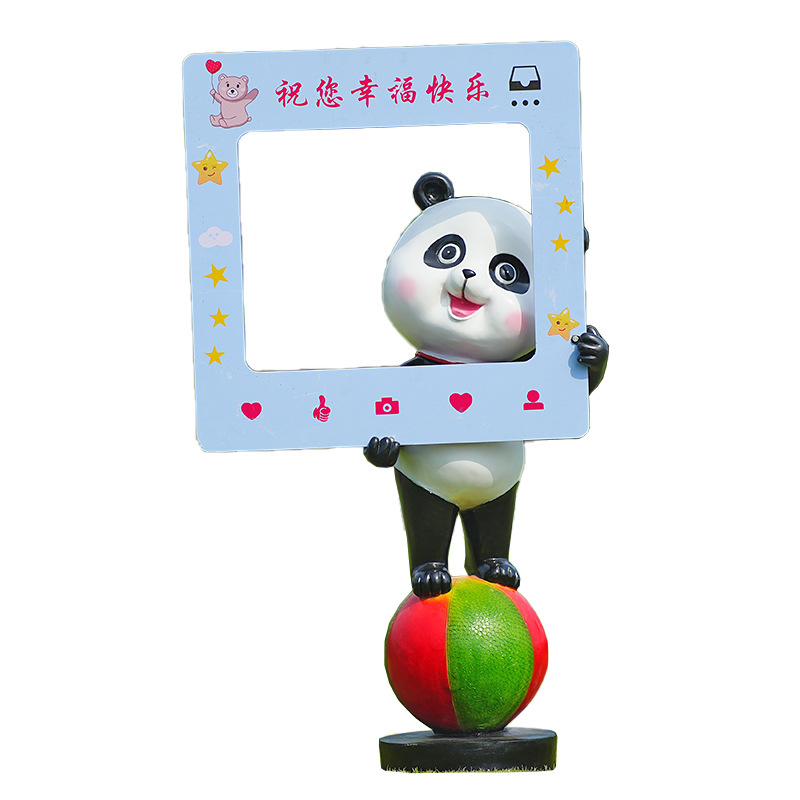 ประติมากรรมรูปหมีแพนด้าการ์ตูน - Gardening Tools Cartoon บทวิจารณ์และราคา