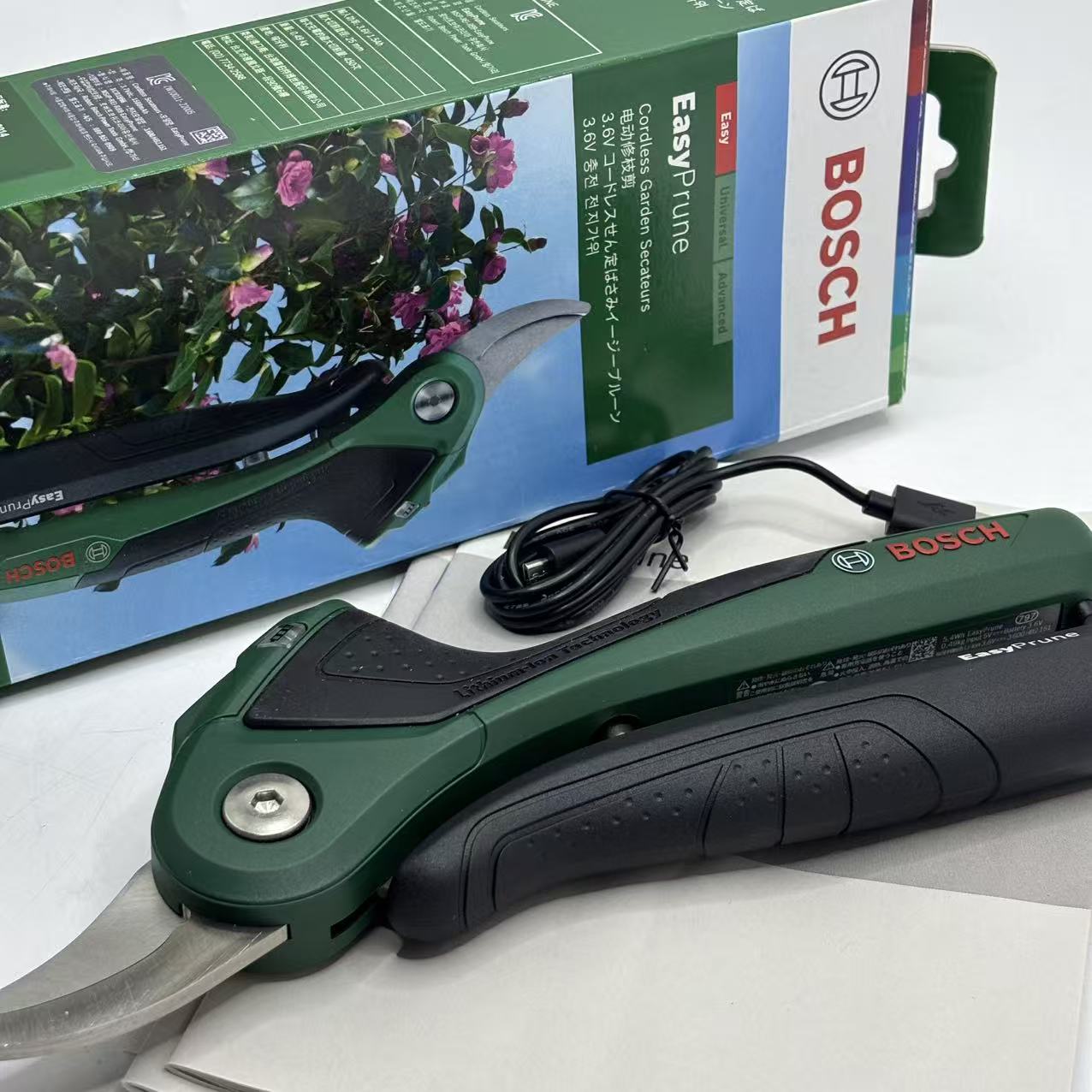 กรรไกรตัดกิ่งไร้สาย Bosch 3.6V - Pruning Shears บทวิจารณ์และราคา