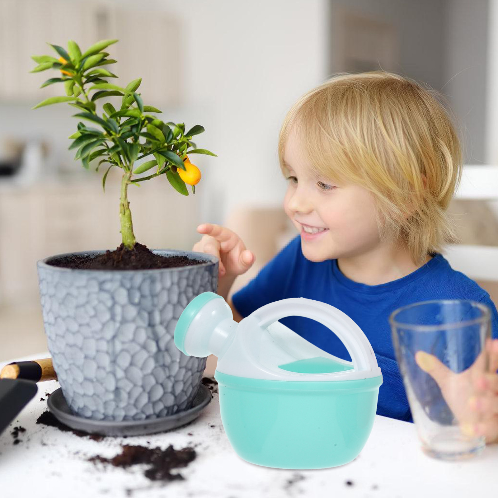 4 ชิ้น บัวรดน้ำพลาสติกลายการ์ต - Gardening Tools Cartoon บทวิจารณ์และราคา