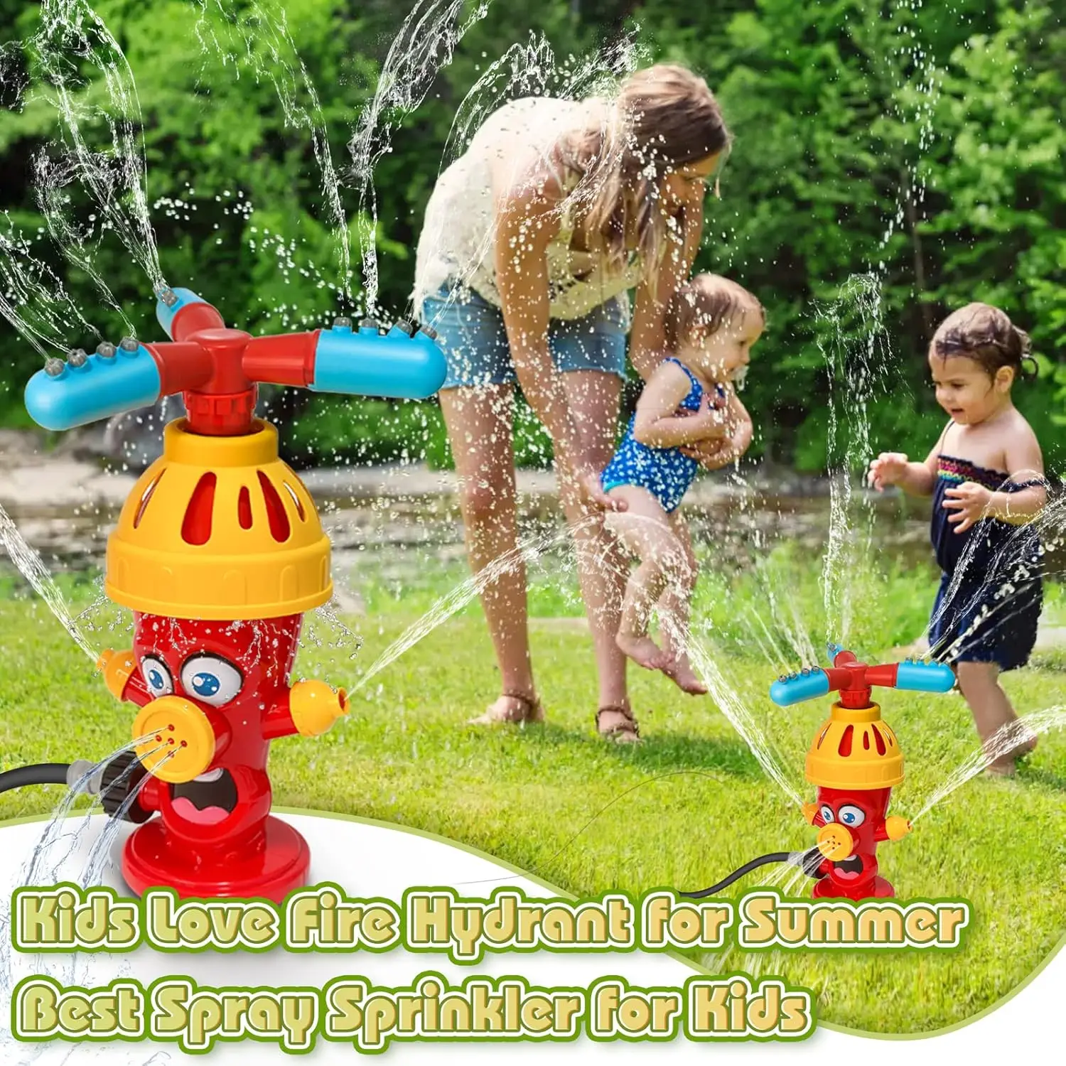 ของเล่นพ่นน้ำ ของเล่นสปริงเกอร - Gardening Tools Cartoon บทวิจารณ์และราคา