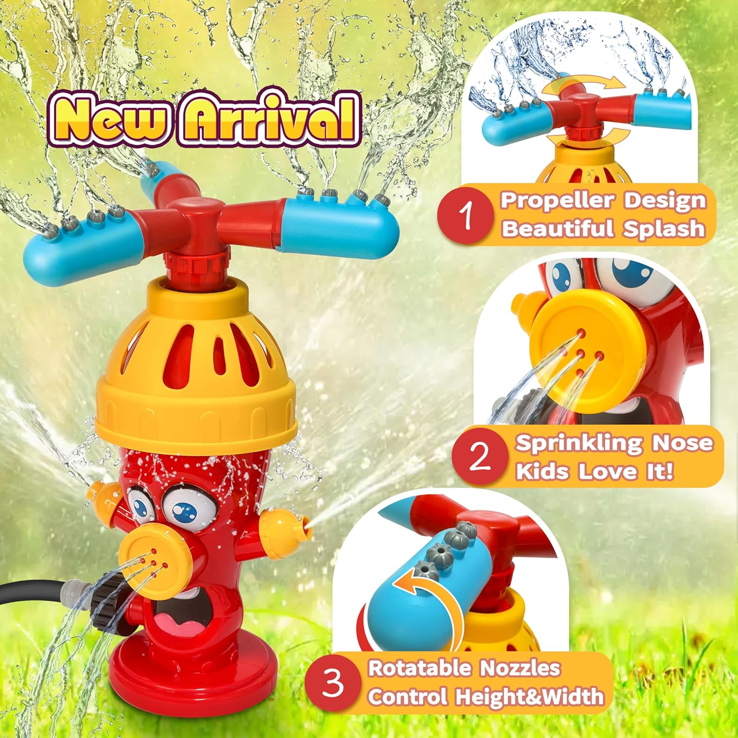 ของเล่นพ่นน้ำ ของเล่นสปริงเกอร - Gardening Tools Cartoon บทวิจารณ์และราคา