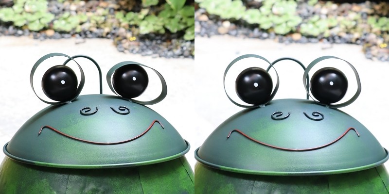 ถังขยะเหล็กดัดลายการ์ตูนกบ สำห - Gardening Tools Cartoon บทวิจารณ์และราคา