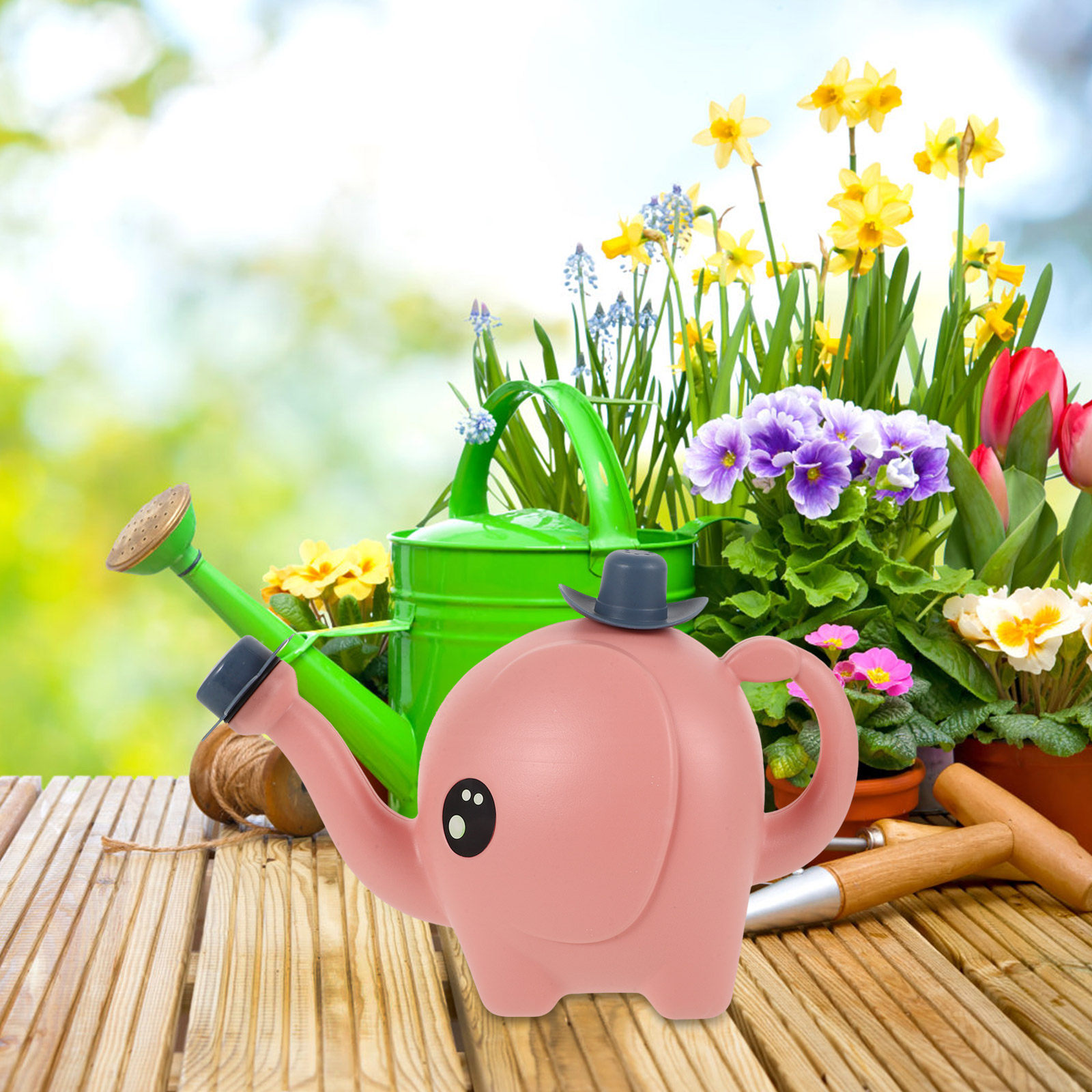บัวรดน้ำพลาสติกลายการ์ตูน สำหร - Gardening Tools Cartoon บทวิจารณ์และราคา