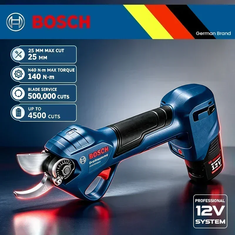 กรรไกรตัดกิ่งไฟฟ้าไร้สาย BOSCH - Pruning Shears บทวิจารณ์และราคา
